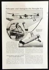 Juan cierva autogyro for sale  Diamond Point