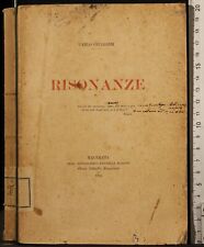 Risonanze. carlo giuliozzi. usato  Ariccia