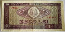 Banconota romania 10 usato  Ruvo di Puglia