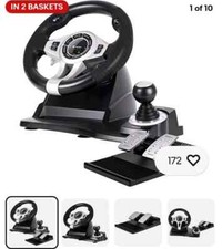 Gaming racing steering for sale  SOUTHAMPTON