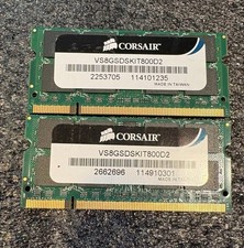 Kit Corsair 8GB ( 2x 4GB) DDR2 800Mhz SODIMM PC2-6400 Memória Ram **TESTADO** comprar usado  Enviando para Brazil