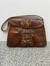 Antique crocodile hornback for sale  OXFORD