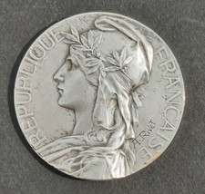 Médaille bronze argenté d'occasion  Mamers