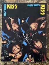 KISS VINTAGE BAND CRAZY NIGHTS SONG BOOK 1987 BRUCE KULICK PAUL STANLEY USA, usado comprar usado KISS VINTAGE BAND CRAZY NIGHTS SONG BOOK 1987 BRUCE KULICK PAUL STANLEY USA, usado comprar usado  Enviando para Brazil