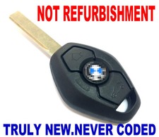 NOVA CHAVE VIRGEM PARA E46 X5 X3 Z4 CHIP NUNCA USADO ENTRADA SEM CHAVE FOB ALARME CONTROLE REMOTO comprar usado  Enviando para Brazil