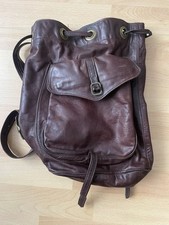 Rucksack leder braun gebraucht kaufen  Köln