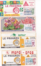 Lot billets loterie d'occasion  Saint-Igny-de-Vers