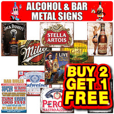 Bar metal signs for sale  BLACKPOOL