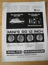 Mini inch minilite for sale  BRISTOL