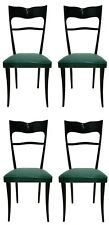 Conjunto de quatro cadeiras design de madeira anos italianos 60 vintage, usado comprar usado  Enviando para Brazil