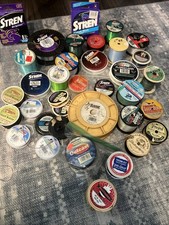 Linha de pesca vintage GRANDE lote Garcia Champion Berkley South Bend Stren. Molinete comprar usado  Enviando para Brazil