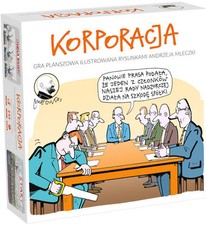 Gra towarzyska ilustrowana rysunkami Andrzeja Mleczki, Korporacja, używany na sprzedaż  PL