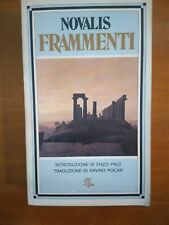 Novalis frammenti bur usato  Italia