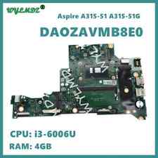 Placa-mãe DA0ZAVMB8E0 para notebook ACER Aspire A315-51 A315-51G Core I3-6006 4GB, usado comprar usado  Enviando para Brazil