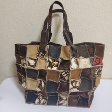 Borsa tote patchwork usato  Spedire a Italy