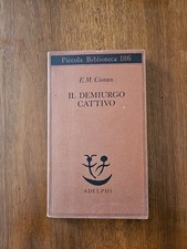 Cioran demiurgo cattivo usato  Brescia