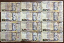 Lote 12 Cédulas Antigas do Brasil - Notas do Brasil - A8461074773A comprar usado  Brasil 
