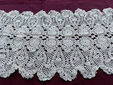 Cômoda de quarto de crochê manual vintage mesa corredor topper buffet pano guardanapo comprar usado  Enviando para Brazil