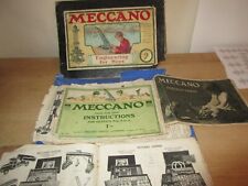 C1920 vintage meccano for sale  NOTTINGHAM