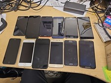  Lote de trabajo x 12 x teléfonos/iPhones Android mixtos todos VENDIDOS COMO SE VEN - repuestos o piezas  segunda mano  Embacar hacia Mexico