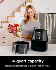 Ninja Air Fryer 4qt, Assar, Assar, Air Fry, Assar, Broil, Reaquecer, AF101, Cinza comprar usado  Enviando para Brazil