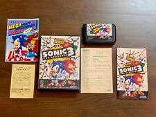 Sonic 3 The Hedgehog Conjunto Completo com Reg Card NTSC-J Sega Mega Drive MegaDrive Testado comprar usado  Enviando para Brazil