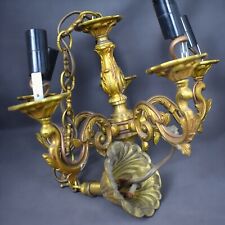 Lustre ancien laiton d'occasion  Ribemont