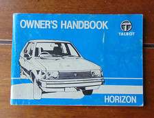 Talbot horizon owners for sale  CHORLEY