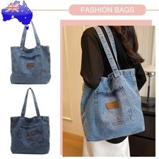 Usado, Women Clutch Bag Large Capacity Denim Solid Color Simple Female Commuter Handbag comprar usado  Enviando para Brazil