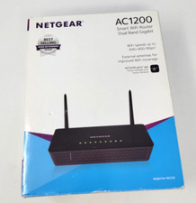 Roteador Smart WiFi Gigabit Netgear R6220-200NAS AC1200 banda dupla preto, usado comprar usado  Enviando para Brazil