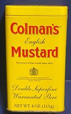 Colman mustard tin for sale  Island Lake