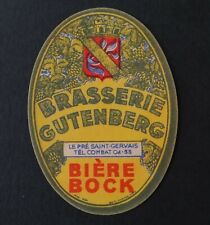 Old label biere d'occasion  Expédié en Belgium