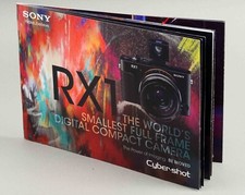Sony rx1 brochure for sale  ABOYNE