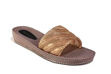 Ladies gold slippers for sale  SLOUGH