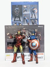 S.H.Figuarts Avengers Assemble Iron Man Mark 6 & Figma Avengers Captain America, usado comprar usado  Enviando para Brazil