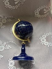Blue lapis globe for sale  KETTERING
