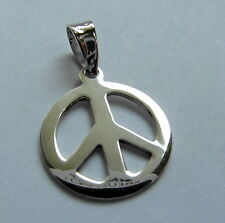 Pingente de prata esterlina (925) sinal de paz!!     Novo!!, usado comprar usado  Enviando para Brazil