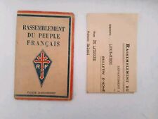 Politique rpf 1947 d'occasion  Les Ponts-de-Cé