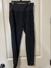 Leggings jogger Zella cintura alta feminina tamanho M urze preta cinza com bolsos, usado comprar usado  Enviando para Brazil