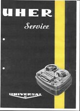Uher service manual gebraucht kaufen  Salzgitter