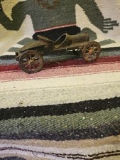 Ferro fundido antigo 7 3/4" carro de turismo/corrida para peças/reparos faltando 1 roda comprar usado  Enviando para Brazil