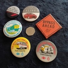 Vintage tin badges for sale  CORBY