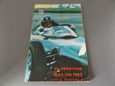 1963 silverstone programme for sale  ST. IVES