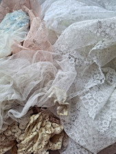 Vintage lace material for sale  DISS