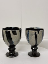 Pair studio pottery for sale  NORWICH