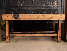 Rustic vintage workbench for sale  COLCHESTER