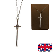 Metal sword necklace for sale  GLASGOW