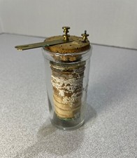 Usado, 1884 Antigo Trouve Moist Cell Vintage Bateria Zinco Cobre Pilha Jarro Em Relevo comprar usado  Enviando para Brazil