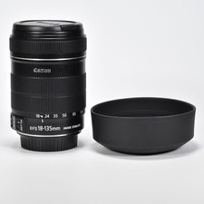 Lente grande angular para telefoto Canon EF-S 18-135mm f/3.5-5.6 IS com capuz ESTADO PERFEITO comprar usado  Enviando para Brazil