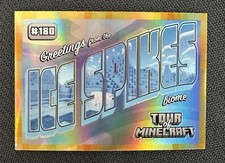 2024 Panini Minecraft ICE SPIKES BIOMA Tour Of Mine Craft Gold Prizm SP /49 💥🥶 comprar usado  Enviando para Brazil
